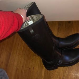 tall LL Bean rain boots